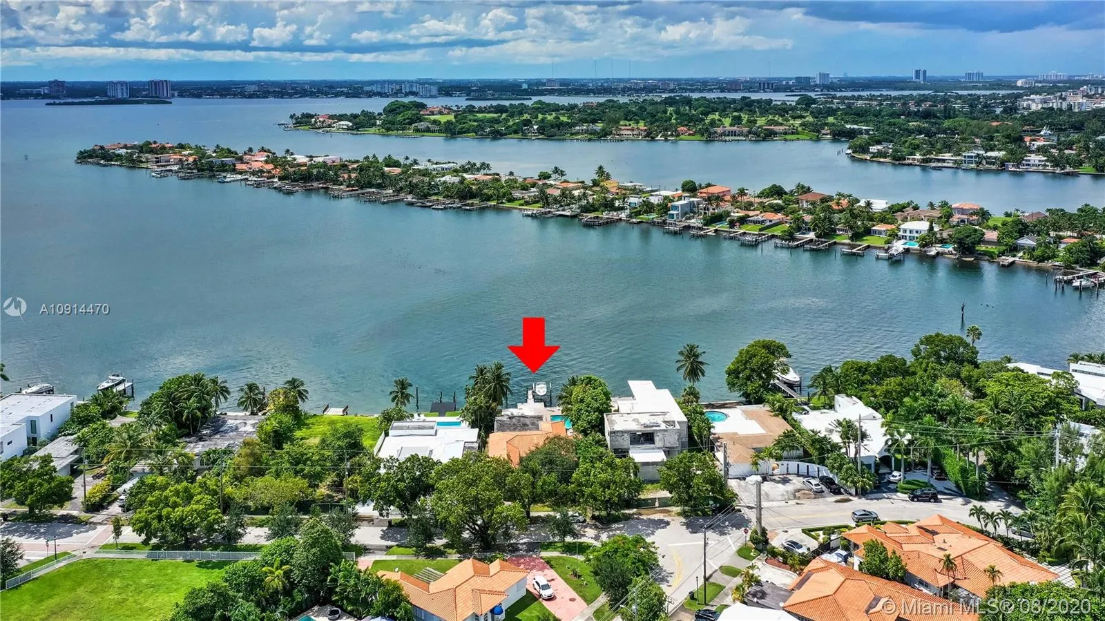4 bedroom 4 bath for sale at 1205 N Biscayne Point Rd, Miami Beach FL 33141