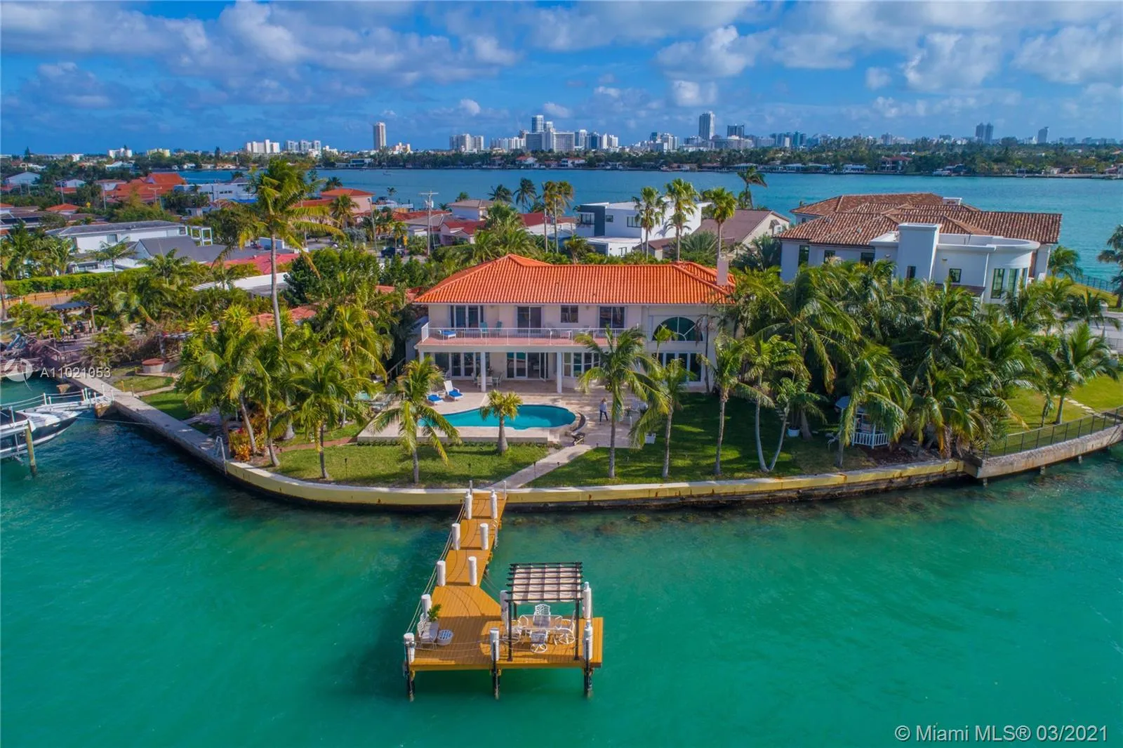 5 bedroom 3 bath for sale at 1575 Stillwater Dr, Miami Beach FL 33141