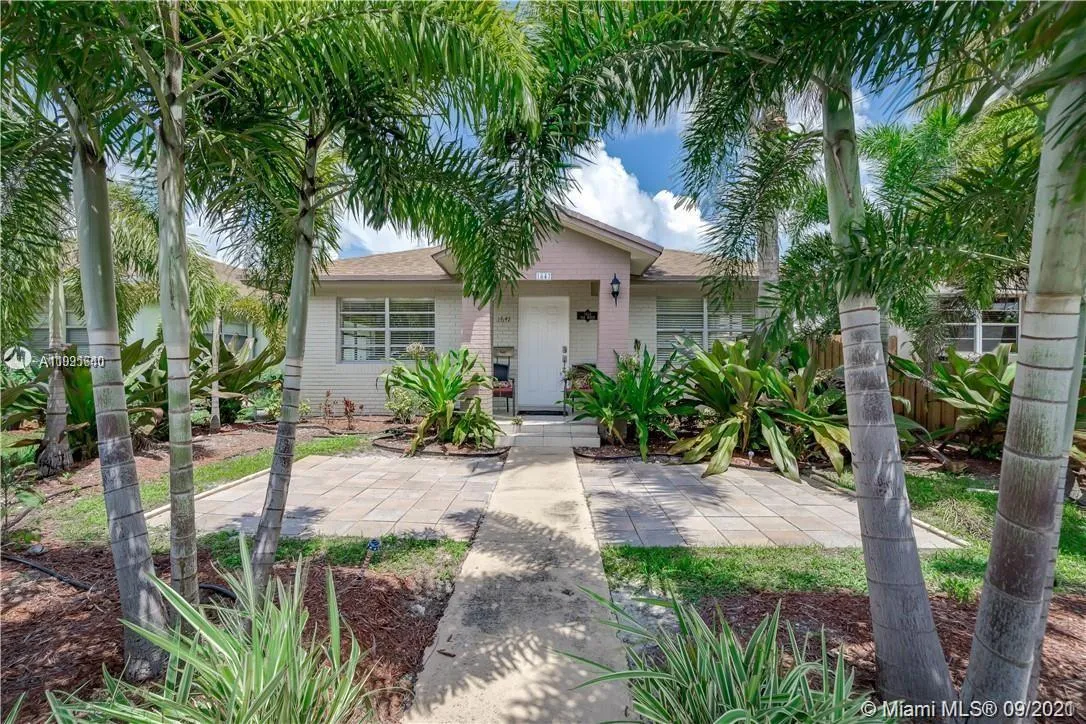 4 bedroom 2 bath for sale at 1647 Van Buren St, Hollywood FL 33020