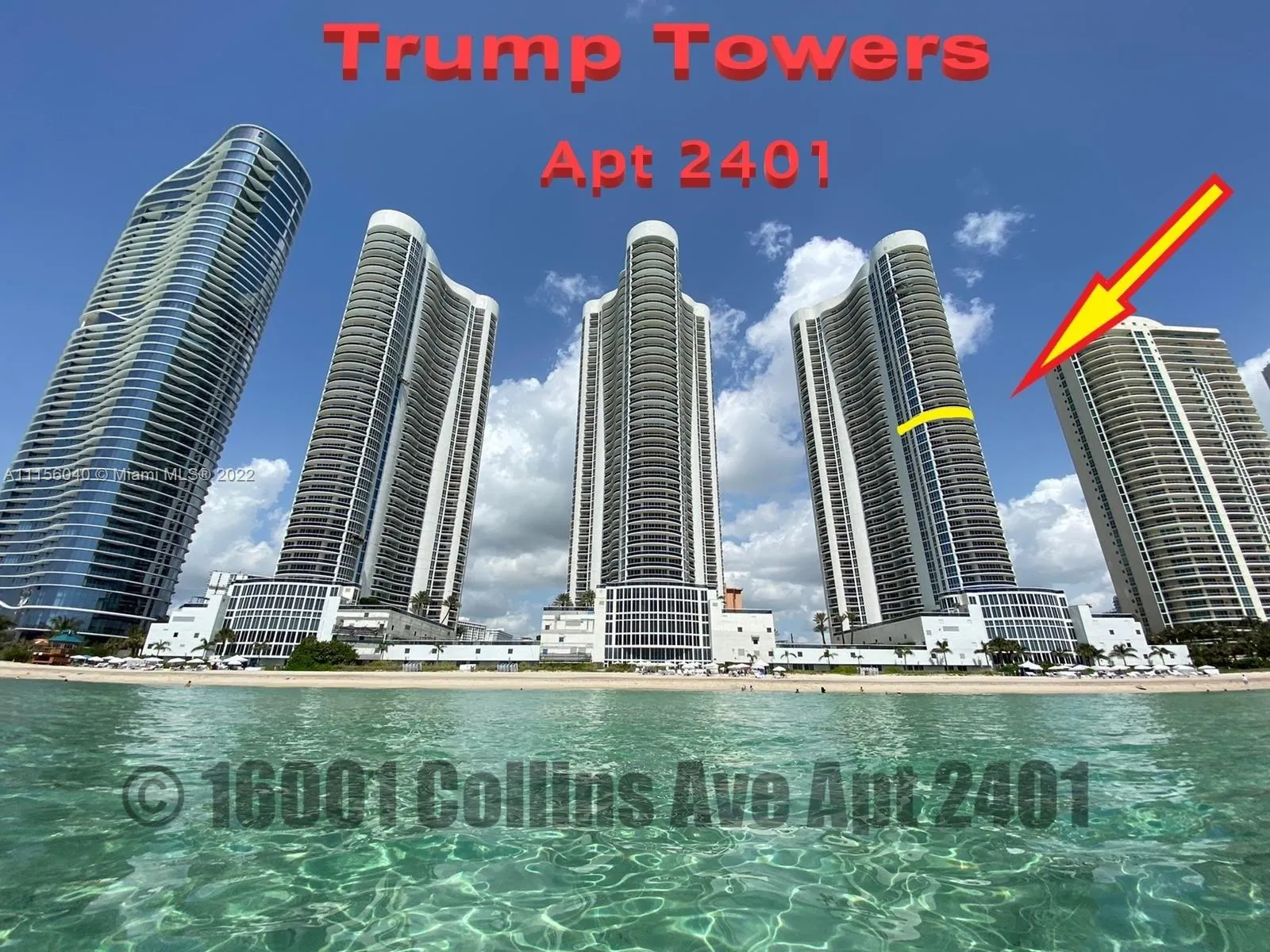 3 bedroom 3 bath for sale at 16001 Collins Ave # 2401, Sunny Isles Beach FL 33160