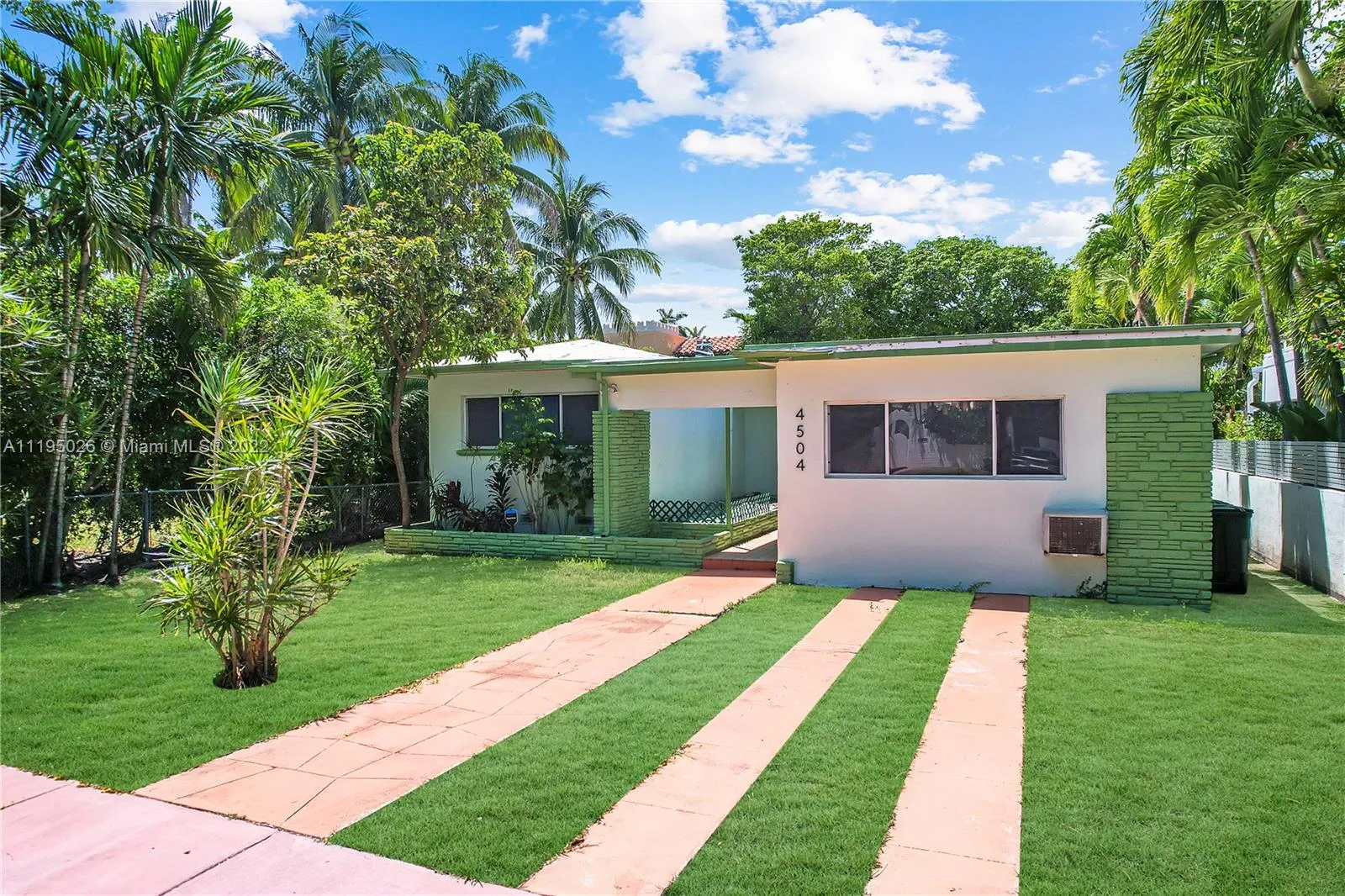 5 bedroom 4 bath for sale at 4504 Sheridan Ave, Miami Beach FL 33140
