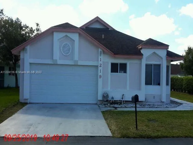 3 bedroom 2 bath for sale at 1219 Scioto Rd, North Lauderdale FL 33068