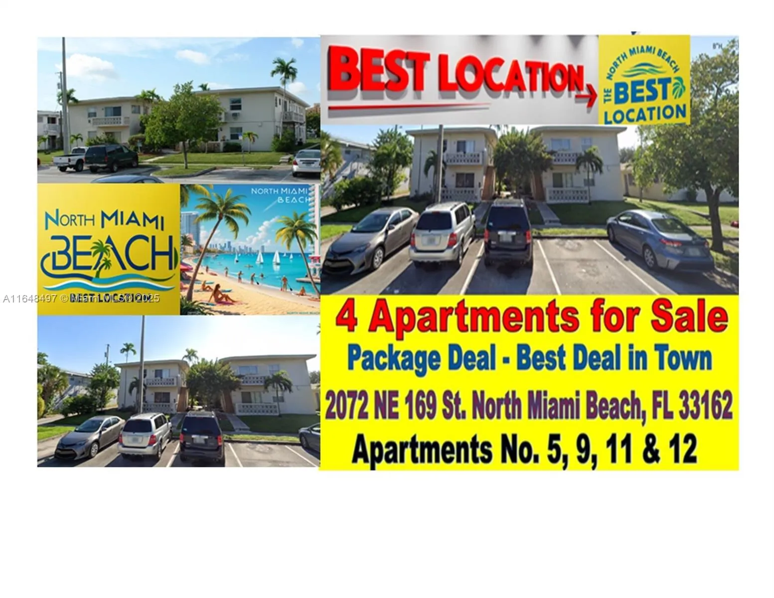 for sale at 2072 NE 169th St # 12, North Miami Beach FL 33162