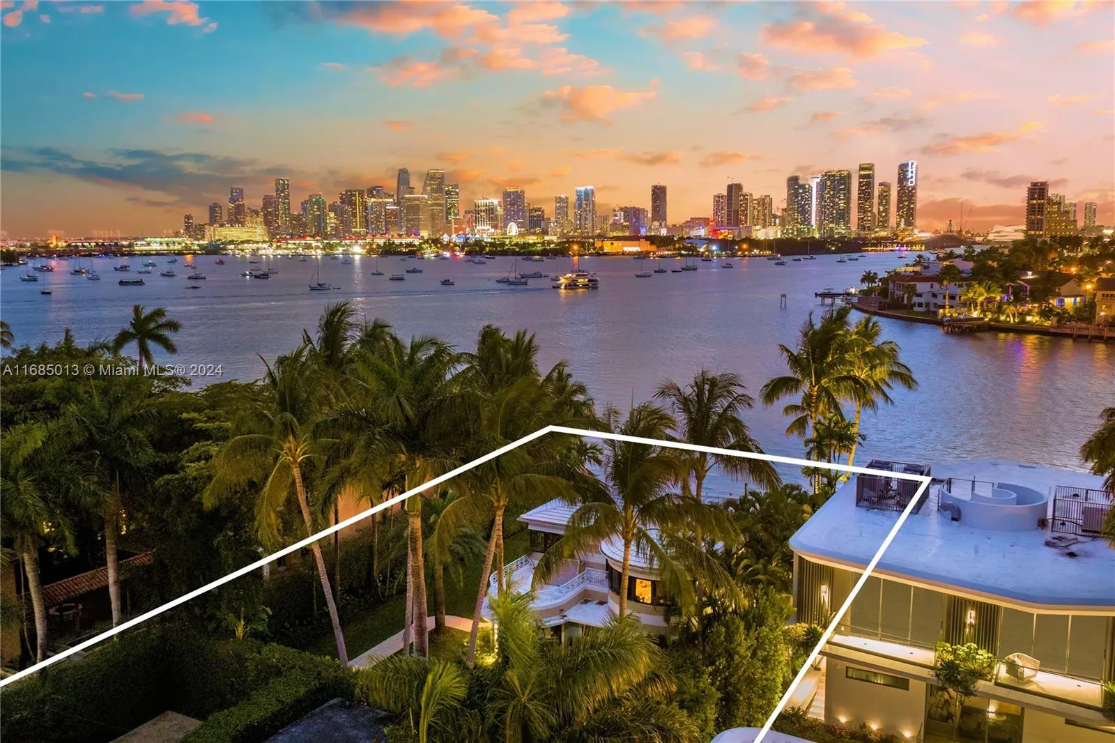 6 bedroom 6 bath for rent at 14 W San Marino Dr, Miami Beach FL 33139