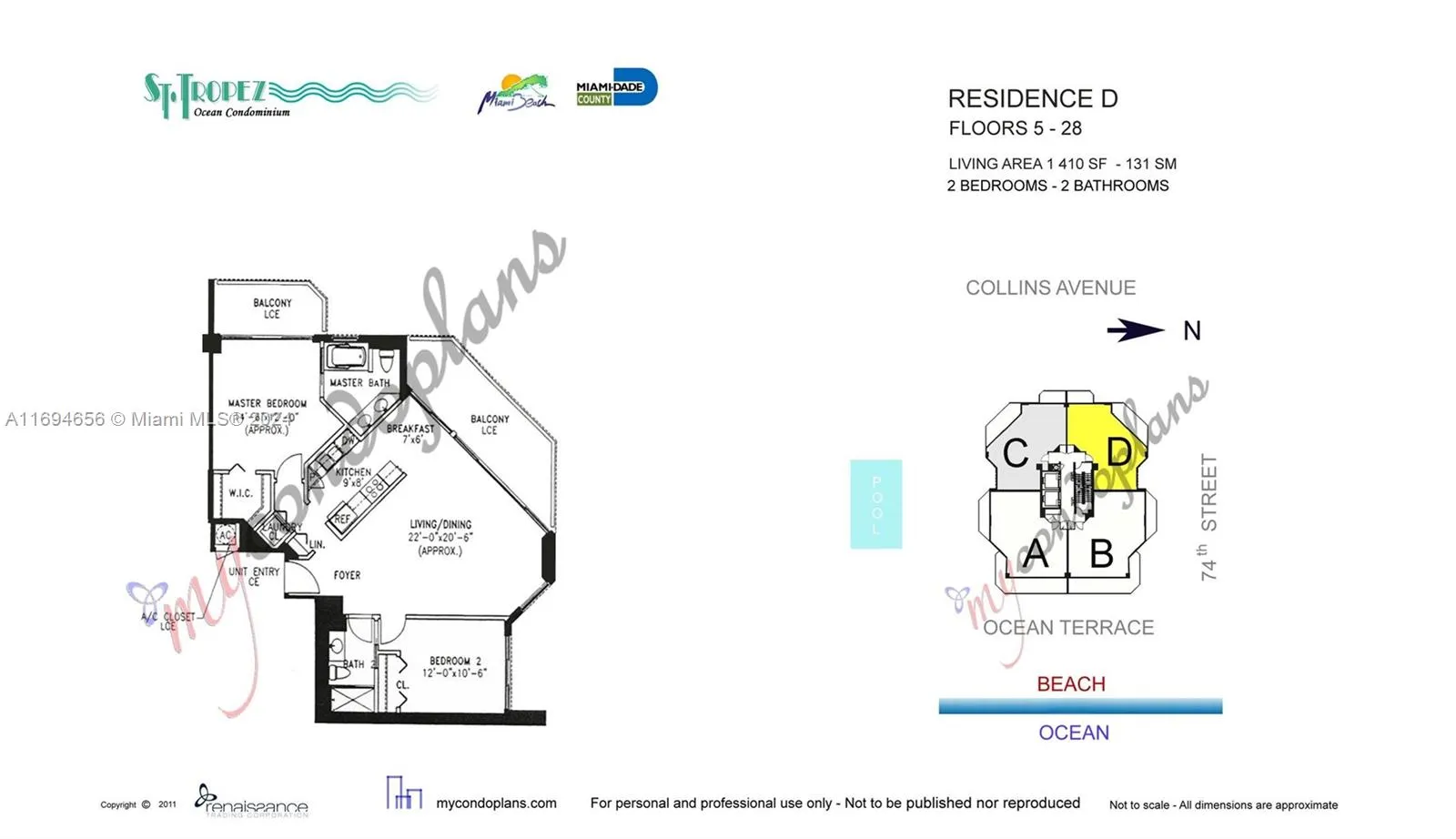 7330 Ocean Ter # D, Miami Beach FL 33141