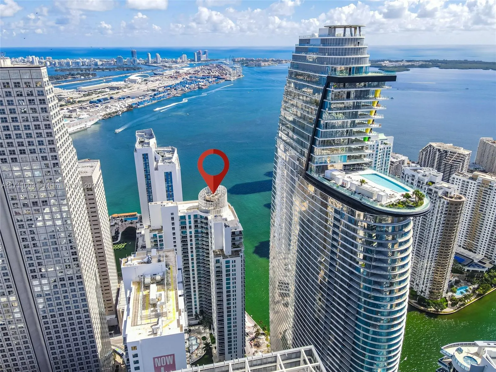2 bedroom 2 bath for sale at 300 S Biscayne Blvd # 1802, Miami FL 33131
