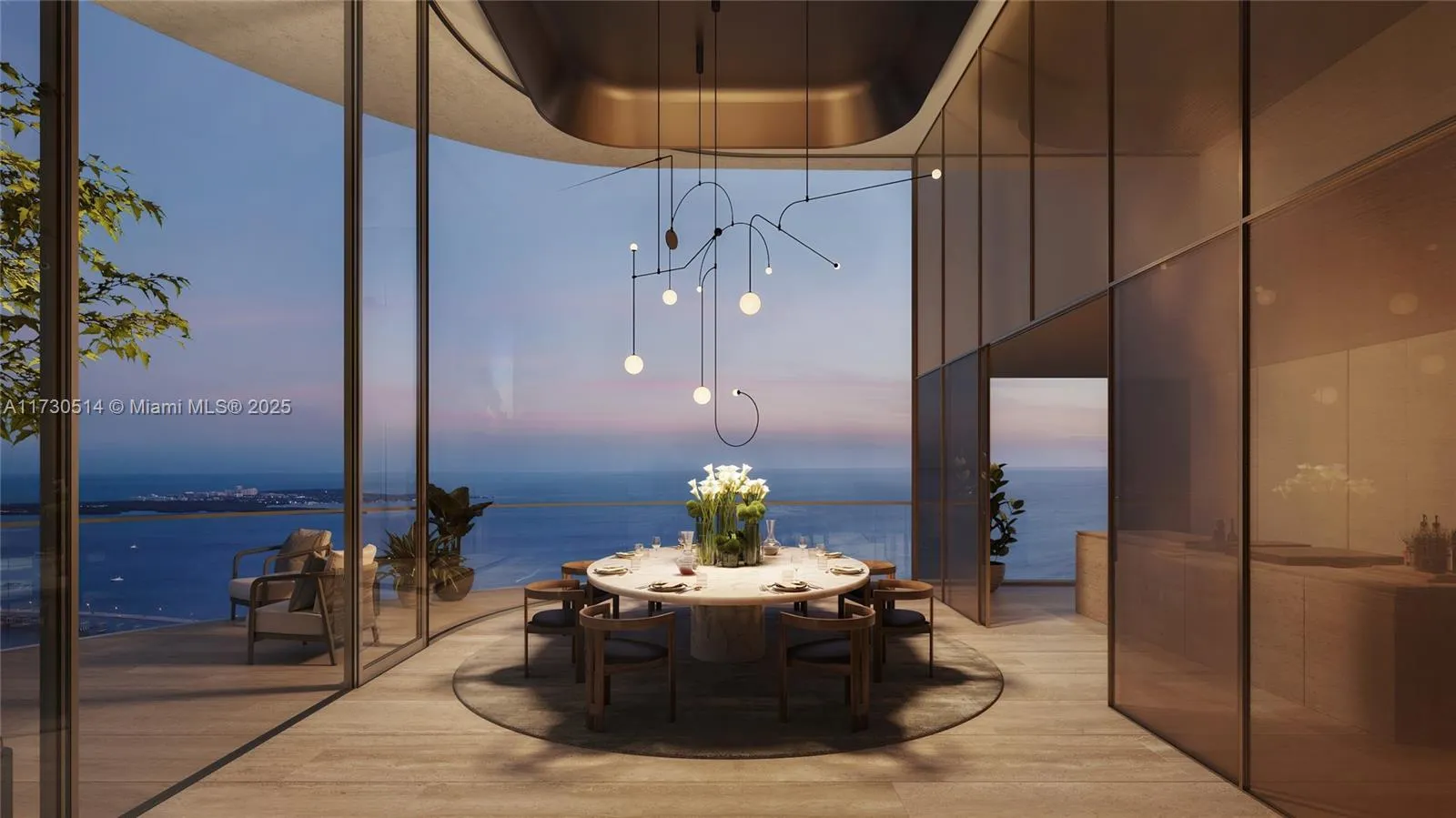 4 bedroom 4 bath for sale at 1428 Brickell Av # 3805, Miami FL 33131