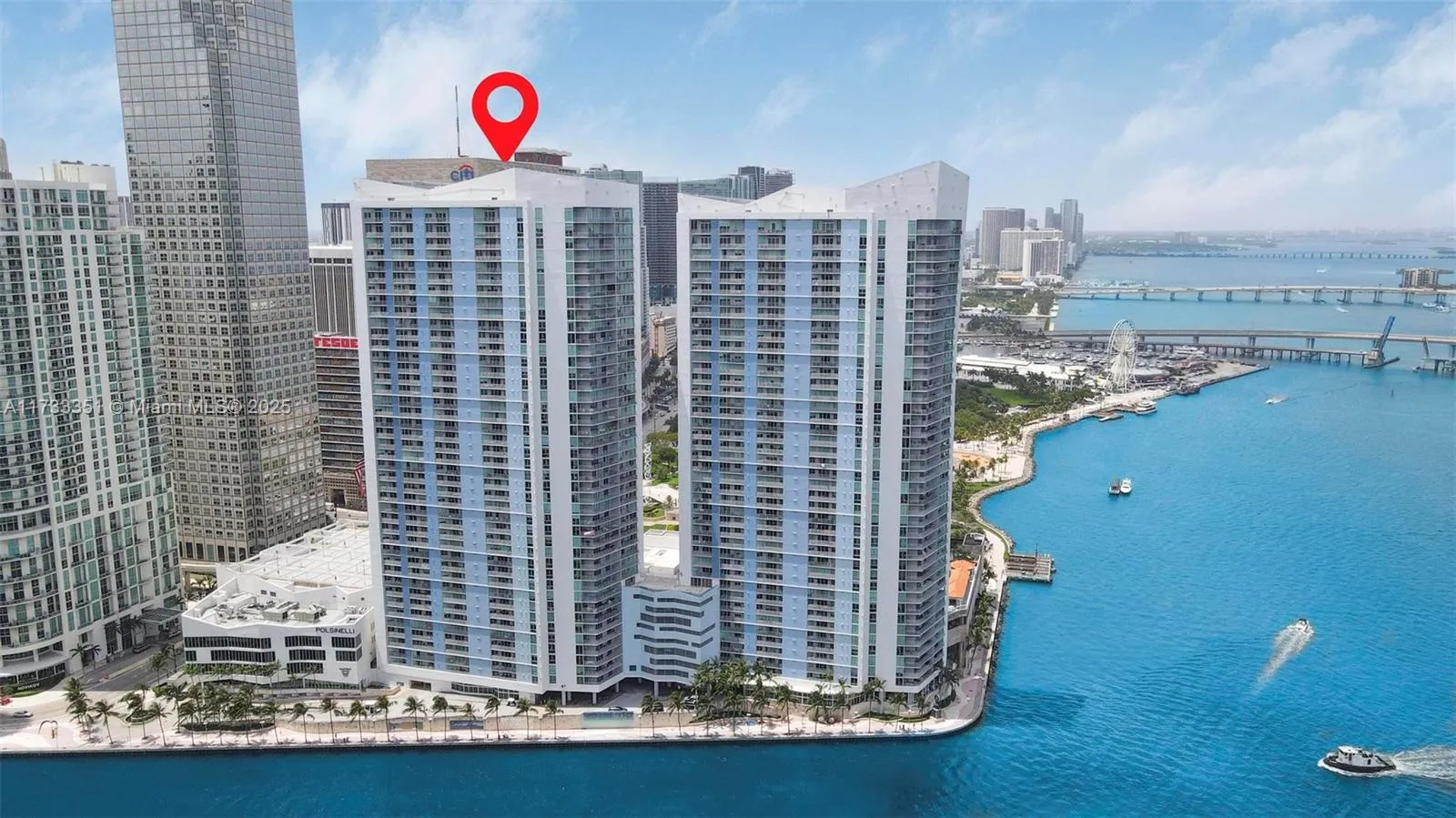 3 bedroom 2 bath for sale at 325 S Biscayne Blvd # 1726, Miami FL 33131
