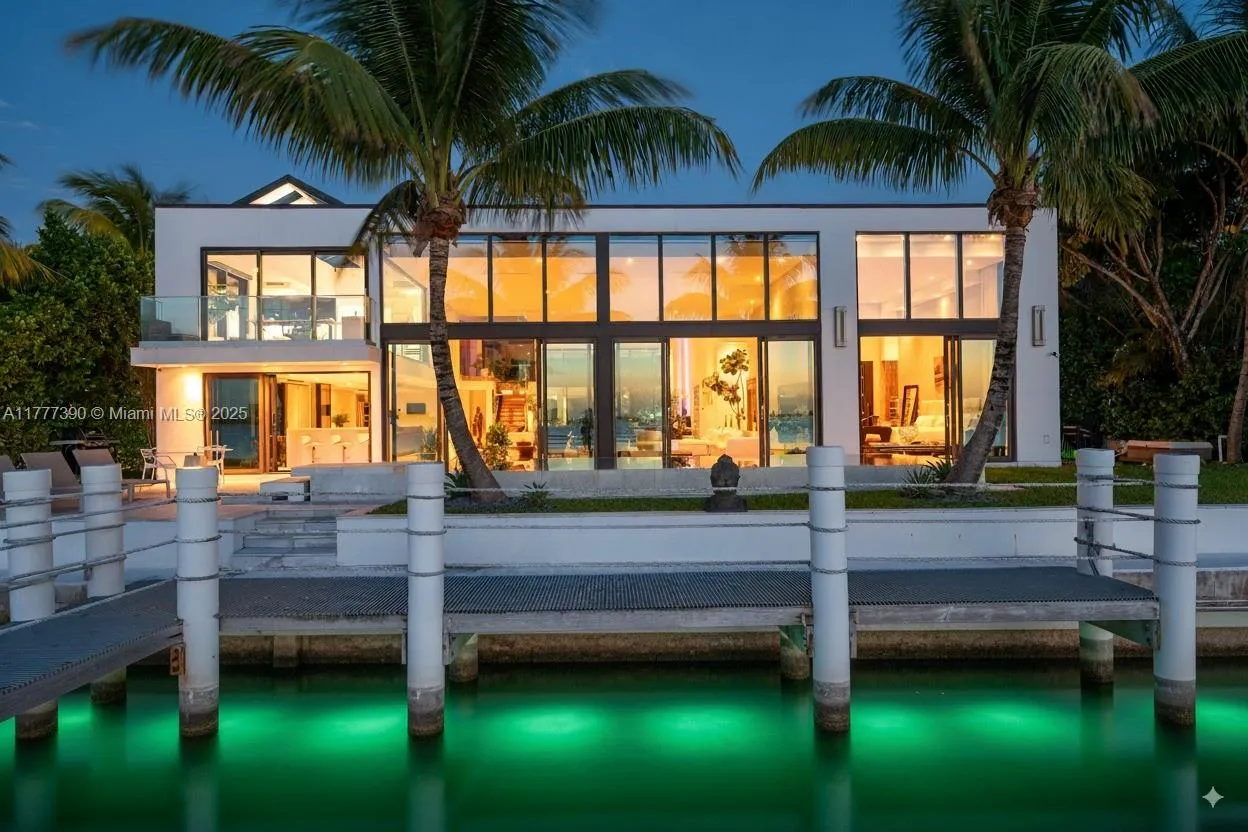 5 bedroom 6 bath for sale at 7960 Biscayne Point Cir, Miami Beach FL 33141