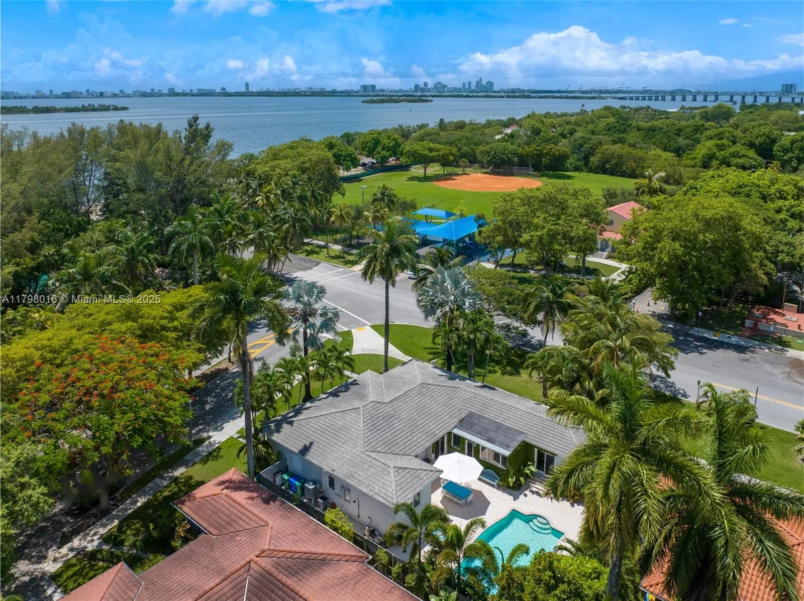 3 bedroom 2 bath for sale at 5550 N Bayshore Dr, Miami FL 33137