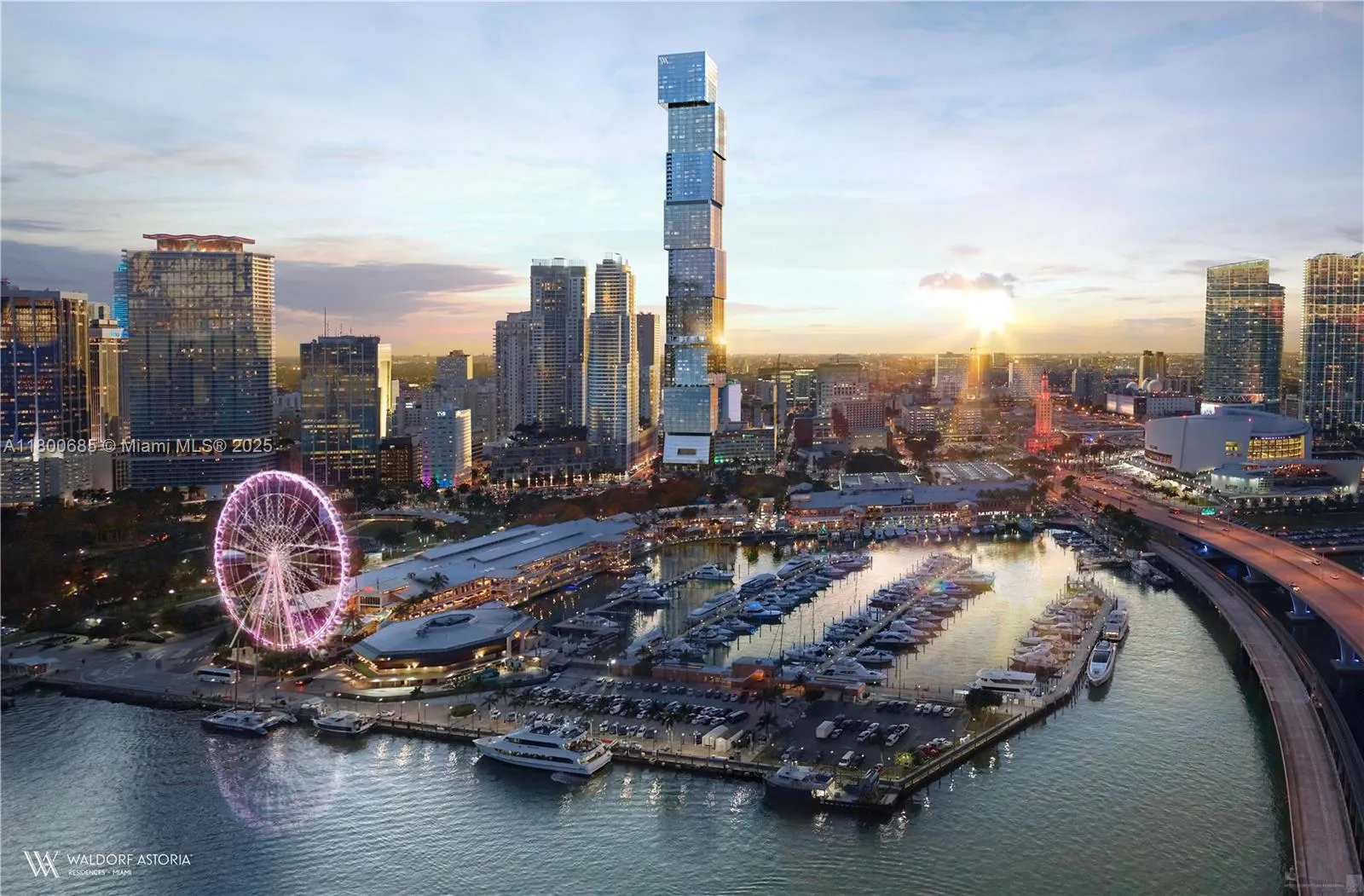 2 bedroom 2 bath for sale at 300 N Biscayne Blvd # 8404, Miami FL 33132