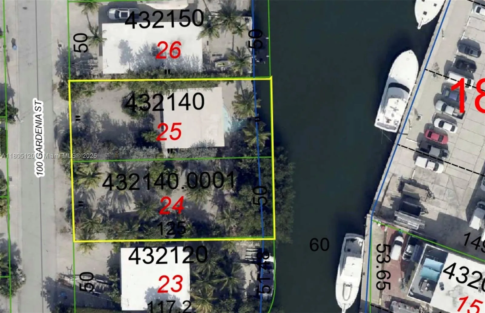 Land/Boat Docks for sale at Lot 25-24 140 Gardenia St, Plantation Key FL 33070