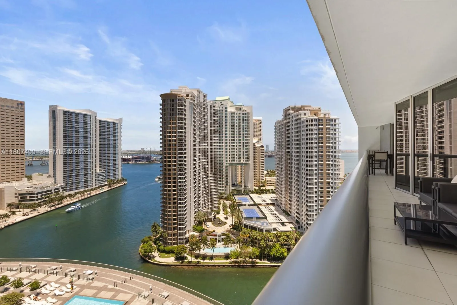 2 bedroom 2 bath for sale at 495 Brickell Ave # 2304, Miami FL 33131