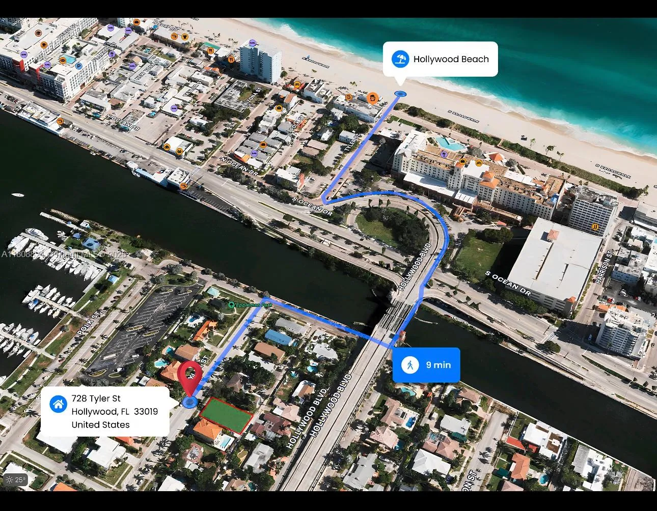 for sale at 728 Tyler St, Hollywood FL 33019