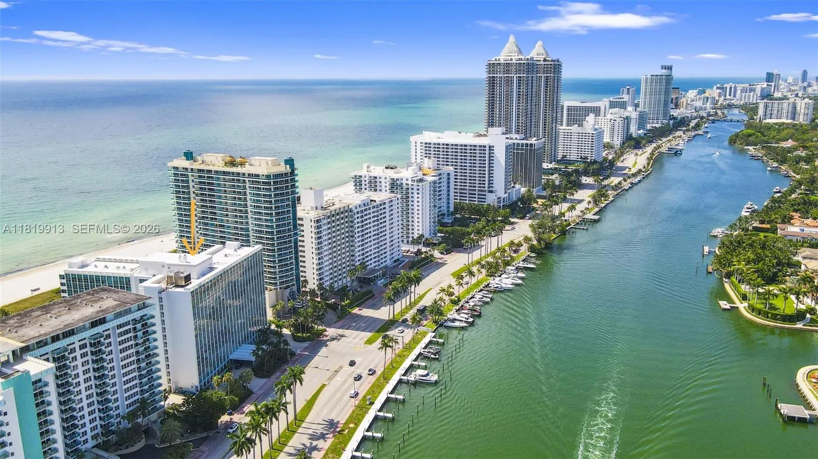 1 bedroom 2 bath for sale at 5055 Collins Ave # 14H, Miami Beach FL 33140