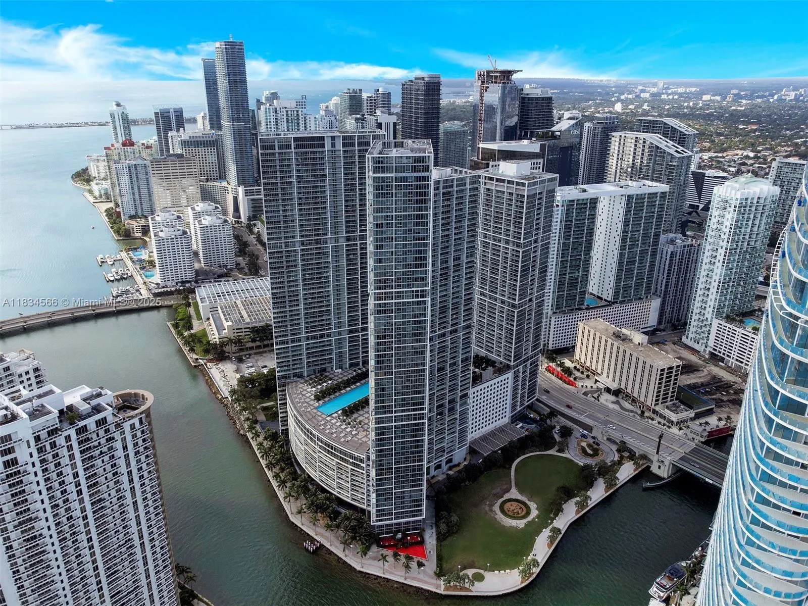 2 bedroom 2 bath for sale at 465 Brickell Ave # 4505, Miami FL 33131