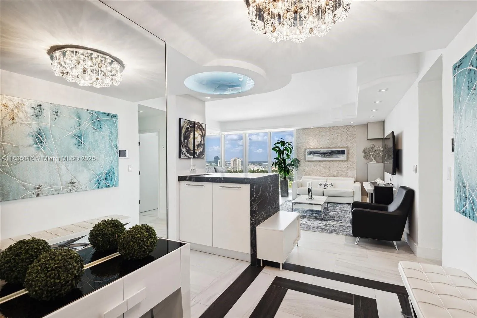 2 bedroom 2 bath for sale at 19707 Turnberry Way # D, Aventura FL 33180