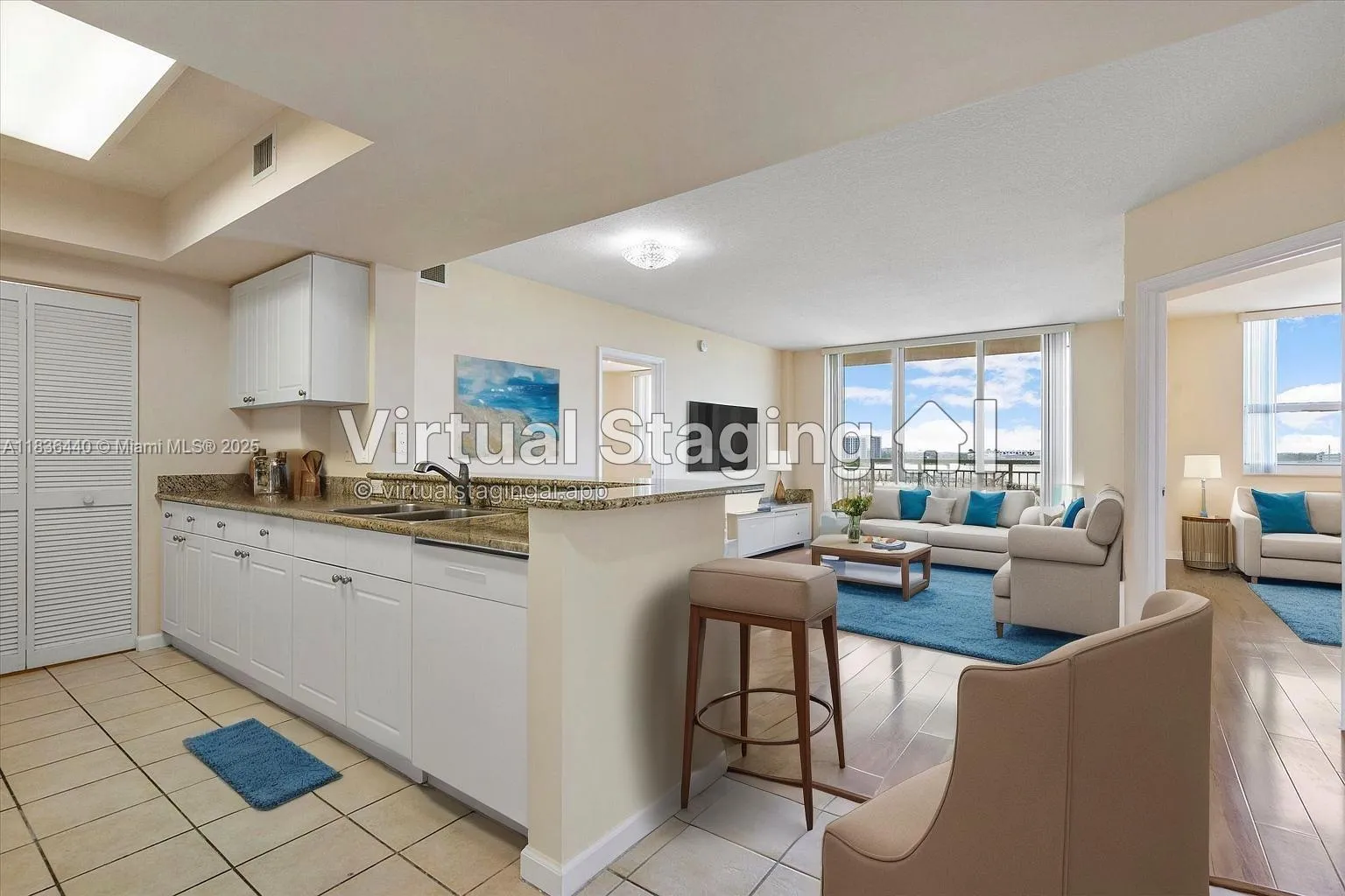 2 bedroom 2 bath for sale at 19501 W Country Club Dr # 912, Aventura FL 33180