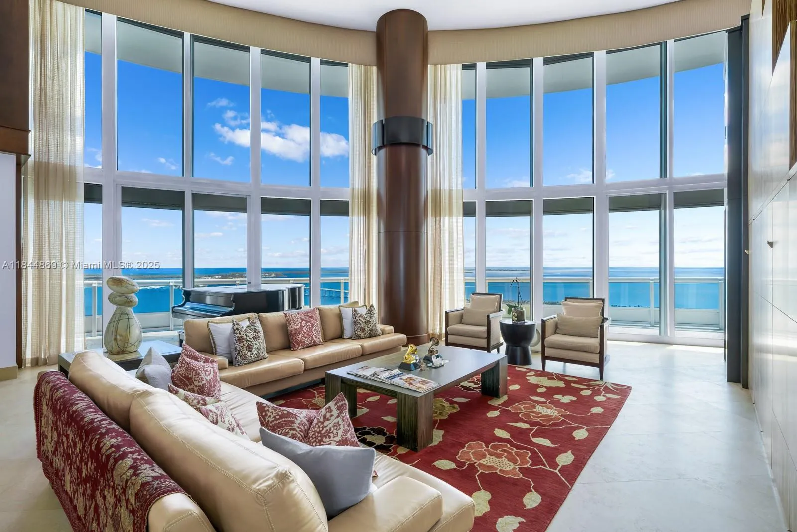 4 bedroom 5 bath for sale at 1643 Brickell Ave # 3702, Miami FL 33129