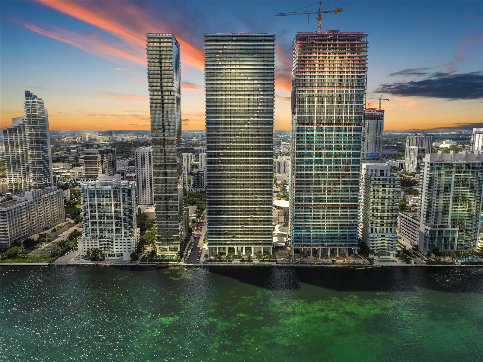 2 bedroom 3 bath for sale at 700 NE 24th ST # 3502, Miami FL 33137