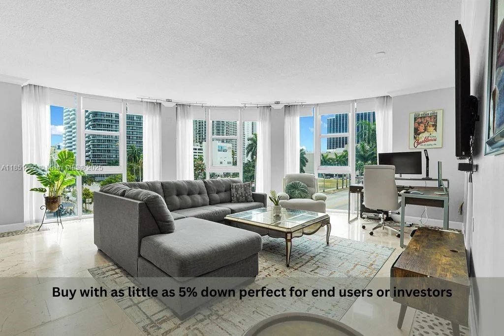2 bedroom 1 bath for sale at 275 NE 18th St # 306, Miami FL 33132