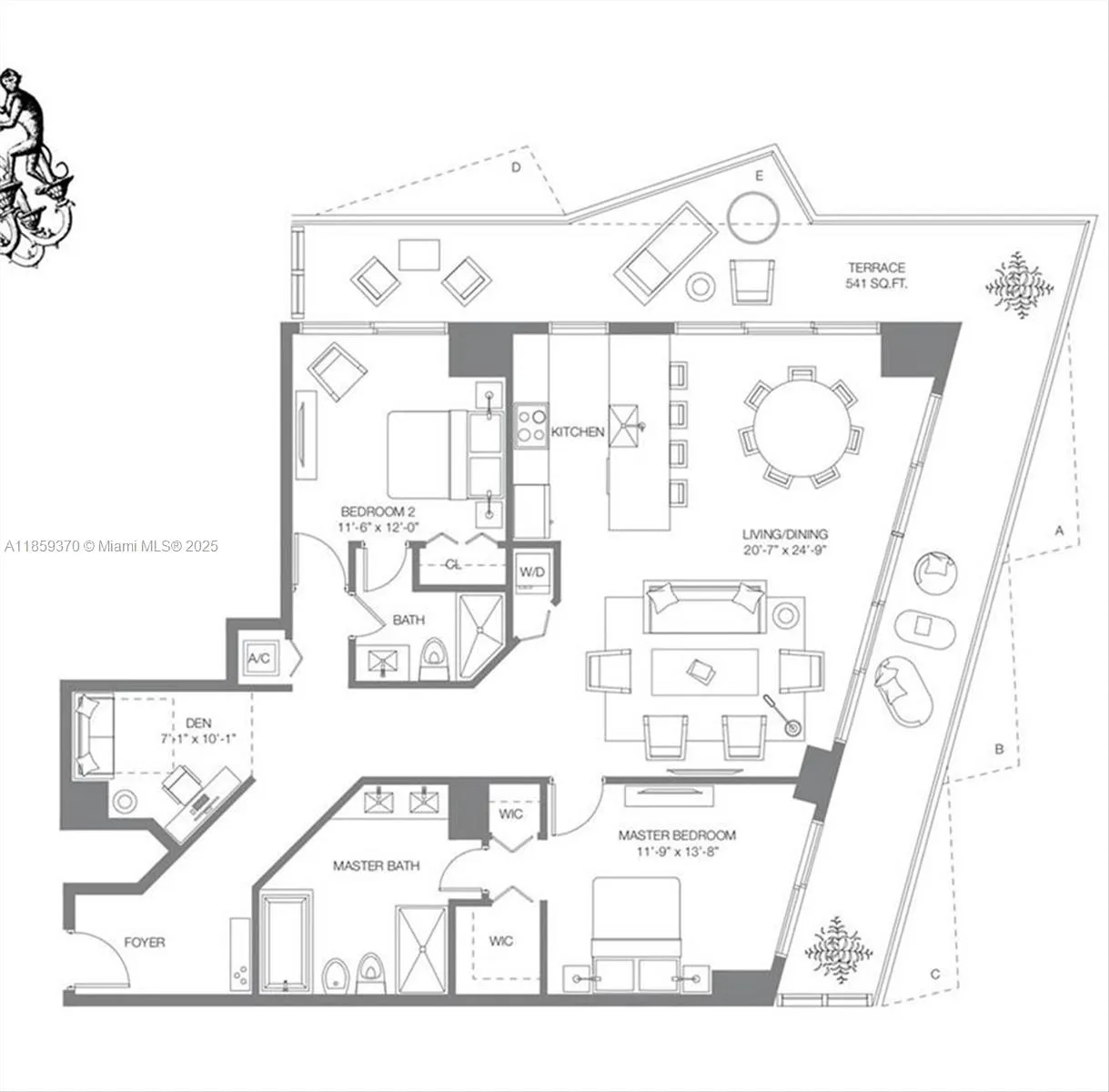 2 bedroom 2 bath for sale at 1300 S Miami Ave # 4601, Miami FL 33130