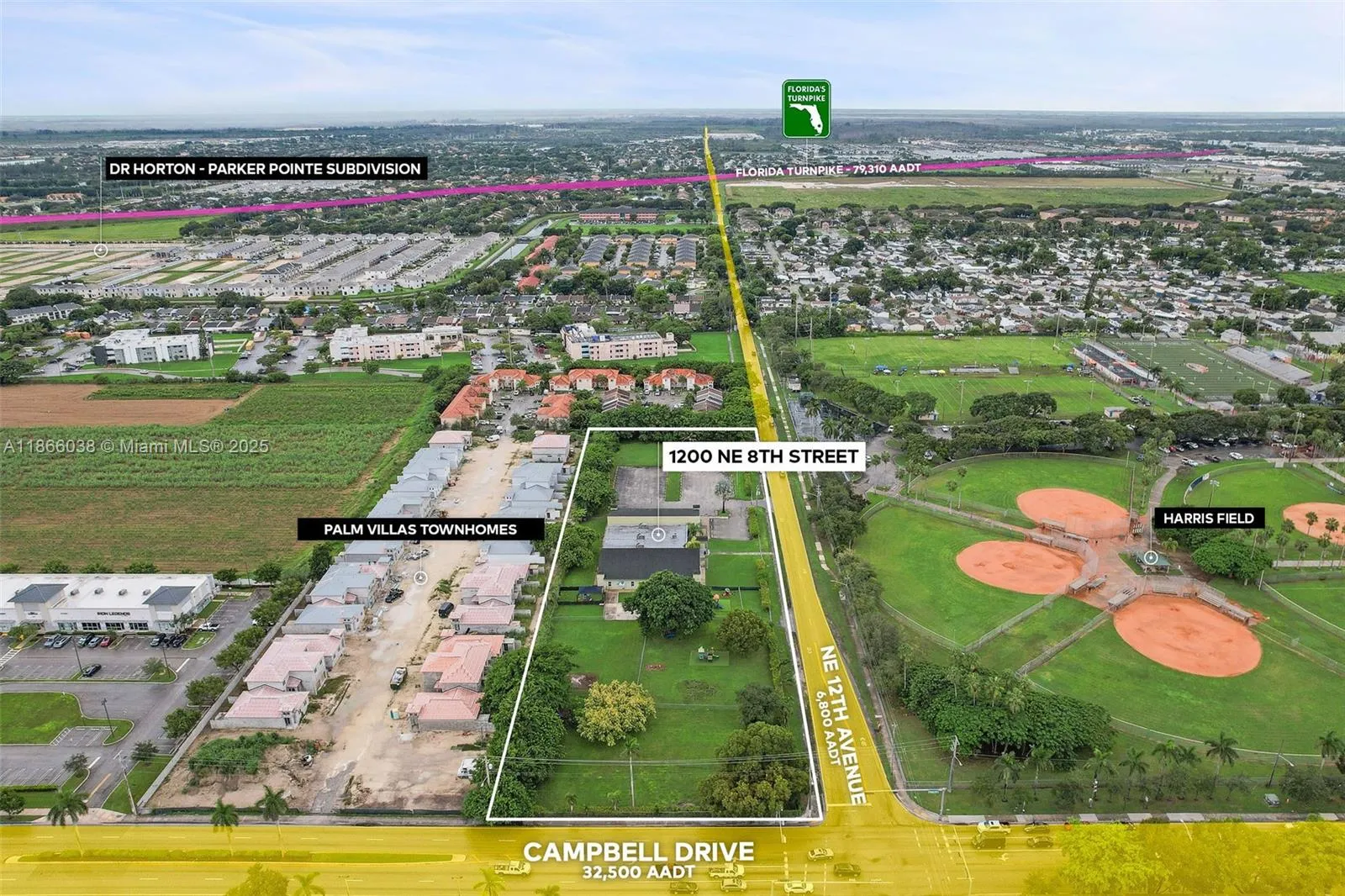 for sale at 1200 NE 8th St, Homestead FL 33033