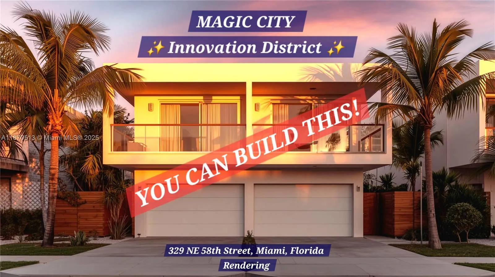 for sale at 329 NE 58th Street, Miami FL 33137