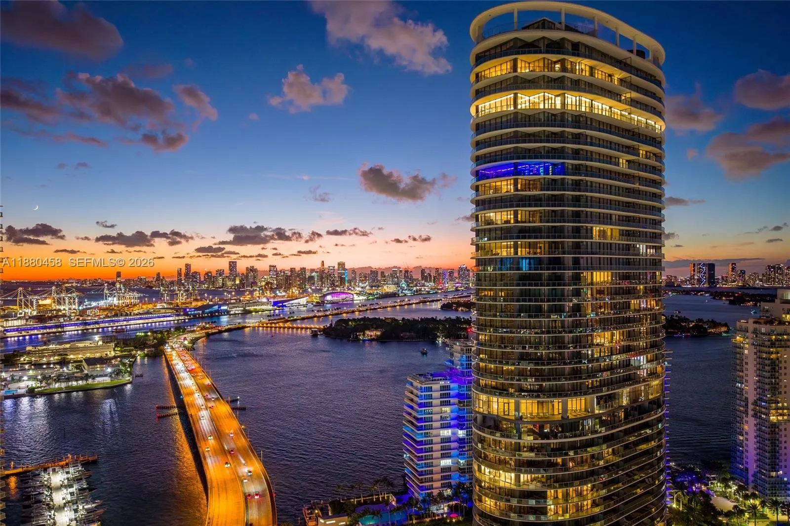 3 bedroom 3 bath for sale at 500 Alton Rd # 2802, Miami Beach FL 33139