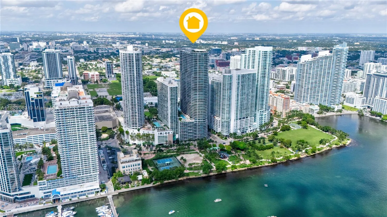 2 bedroom 2 bath for sale at 488 NE 18th St # 1508, Miami FL 33132