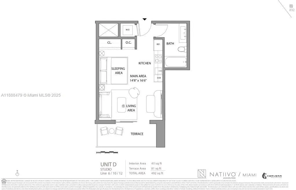 1 bath for sale at 159 NE 6th ST # 3412, Miami FL 33132