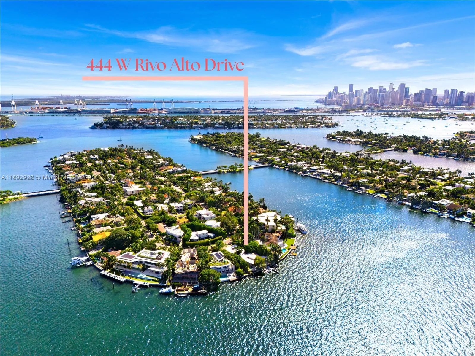 for sale at 444 W Rivo Alto Dr, Miami Beach FL 33139