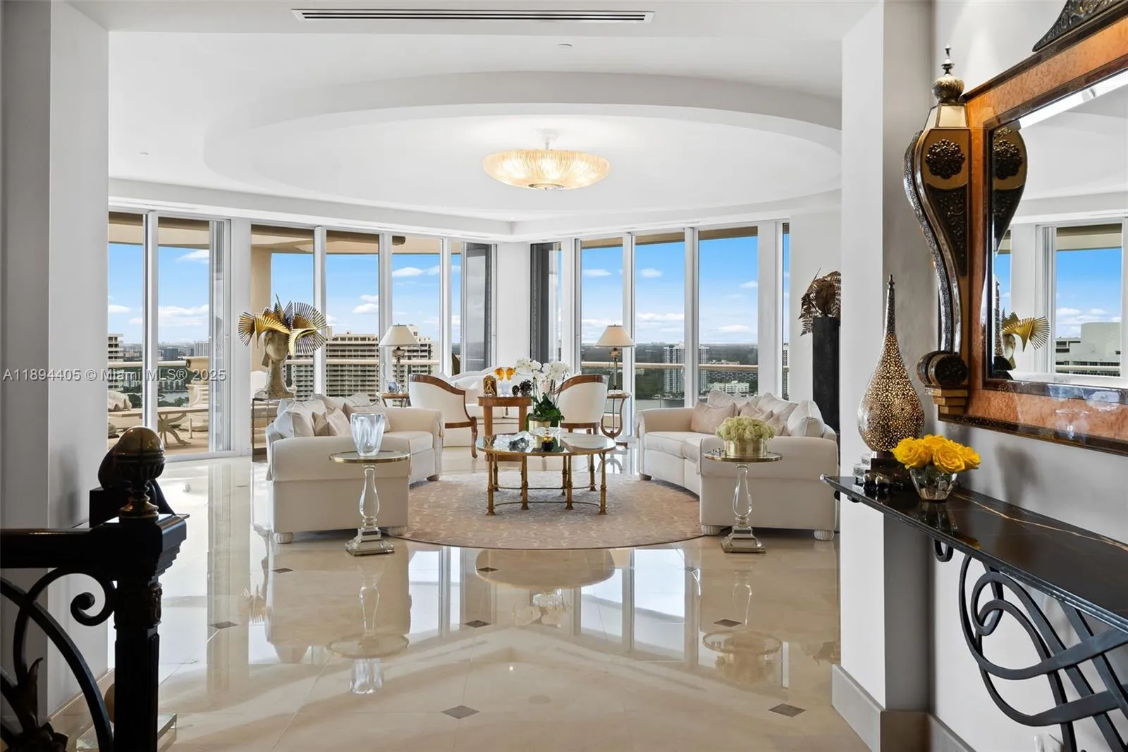 6 bedroom 7 bath for sale at 7000 Island Blvd # 02, Aventura FL 33160