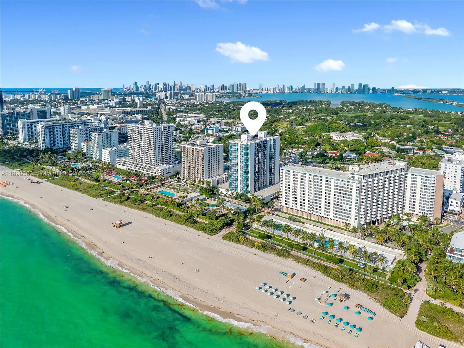 3 bedroom 2 bath for sale at 2655 Collins Ave # 1502, Miami Beach FL 33140