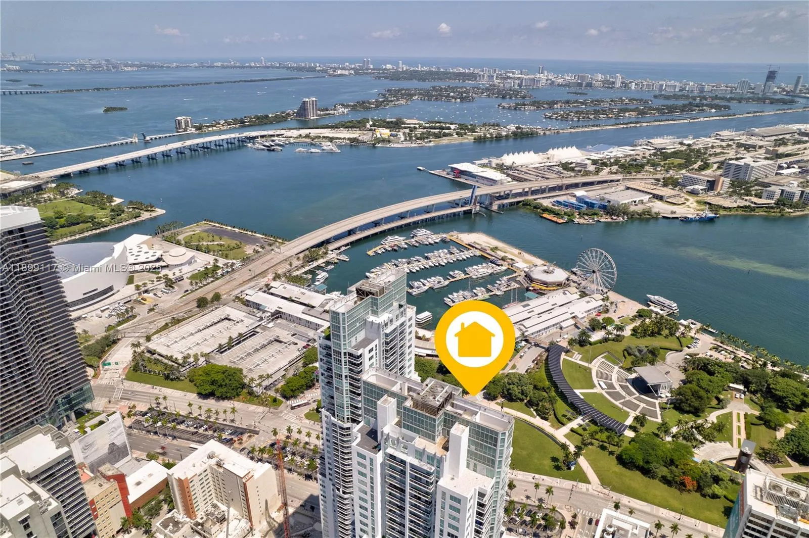 2 bedroom 2 bath for sale at 253 NE 2nd St # 2003, Miami FL 33132