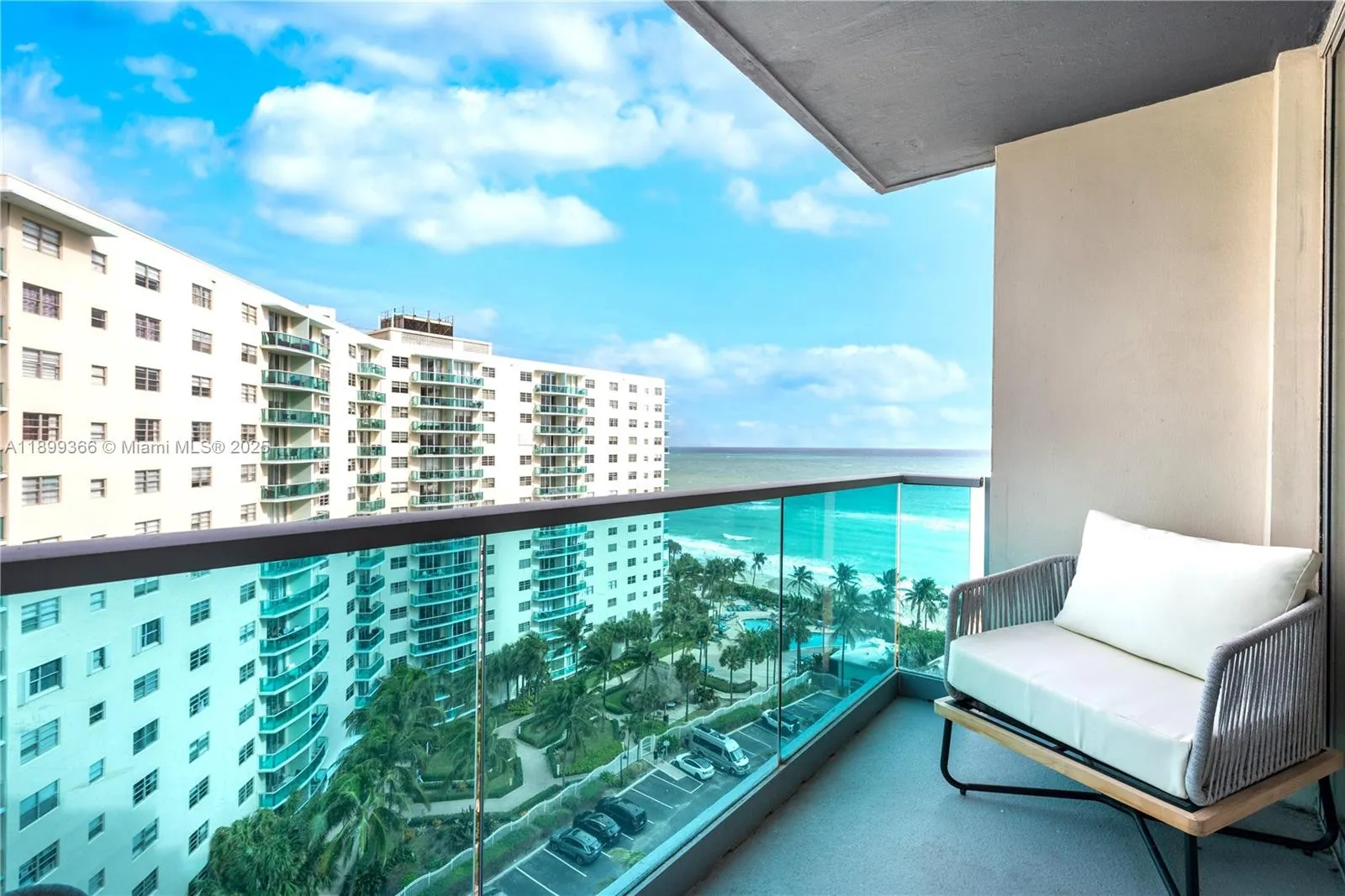 1 bedroom 1 bath for rent at 4001 S Ocean Dr # 12K, Hollywood FL 33019