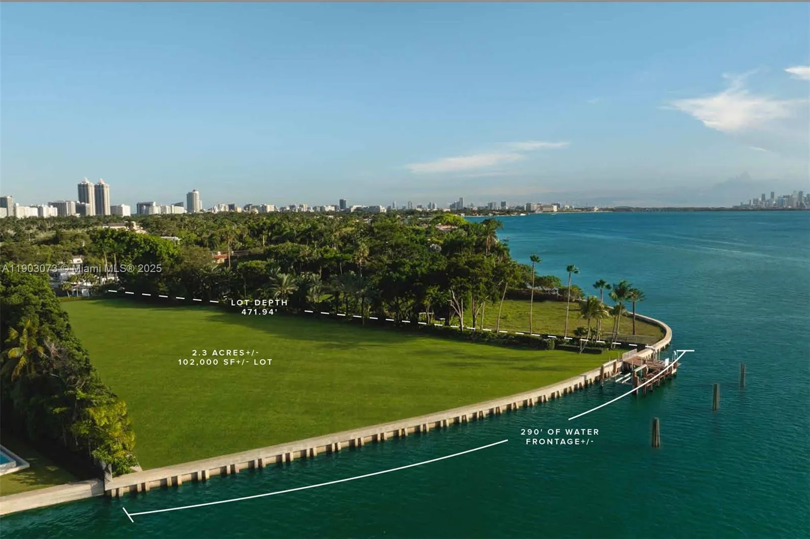 for sale at 5940 N Bay Road, Miami Beach FL 33140