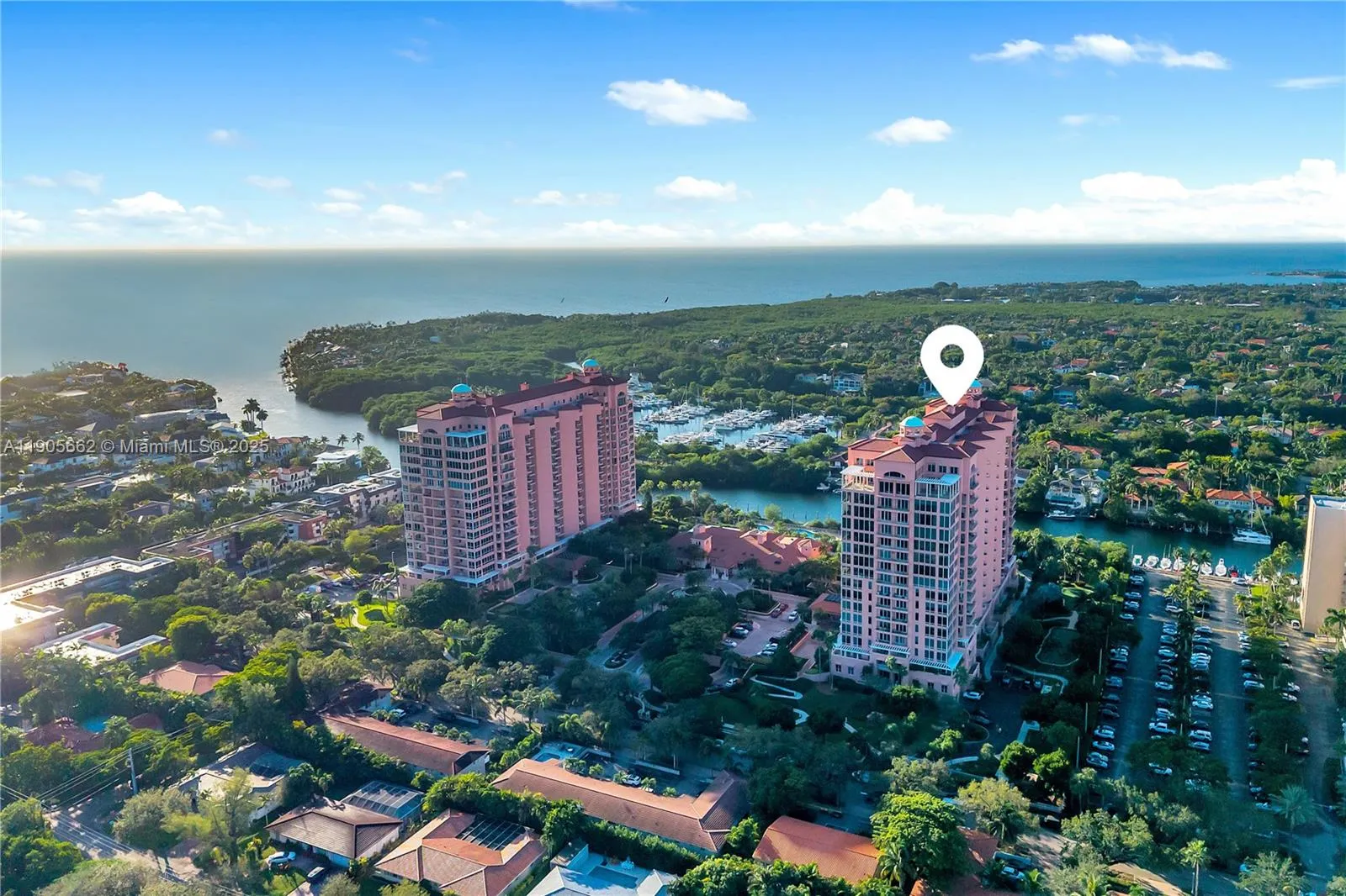 3 bedroom 4 bath for sale at 60 Edgewater Dr # 7A, Coral Gables FL 33133