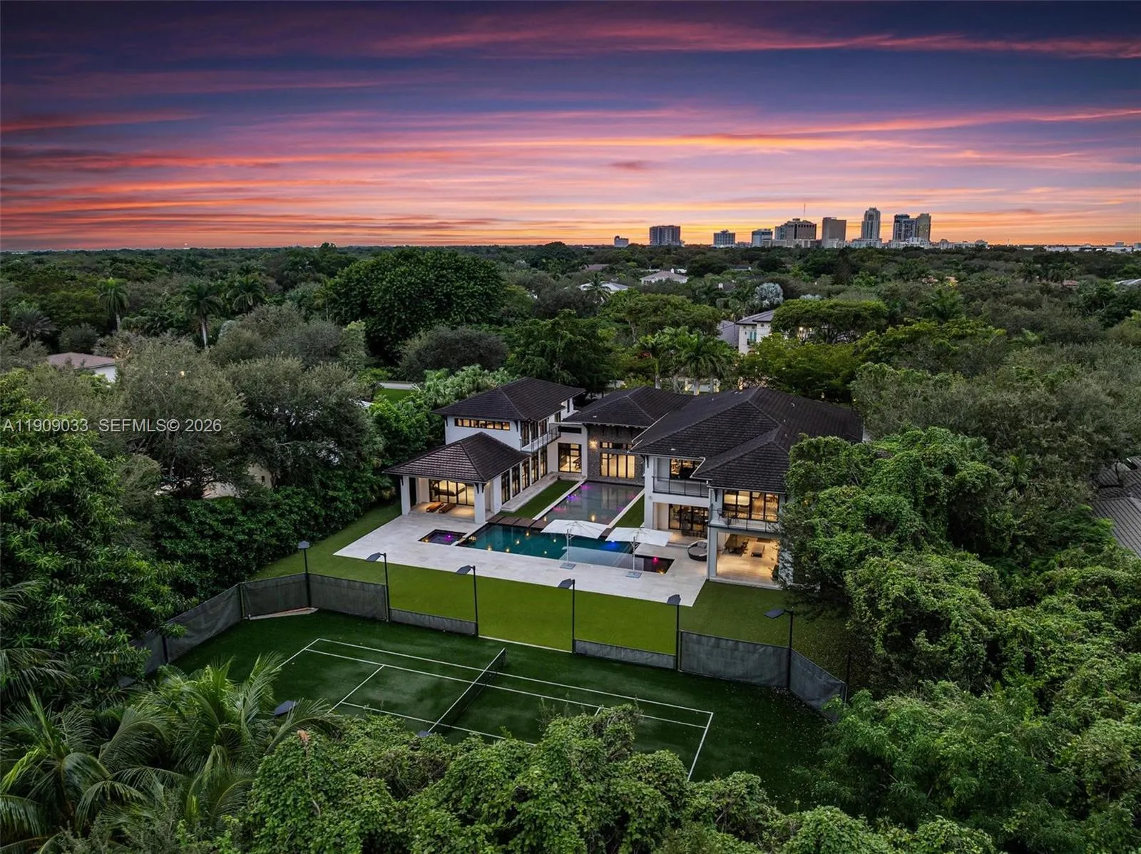 7 bedroom 9 bath for sale at 8961 SW 62nd Ct, Pinecrest FL 33156