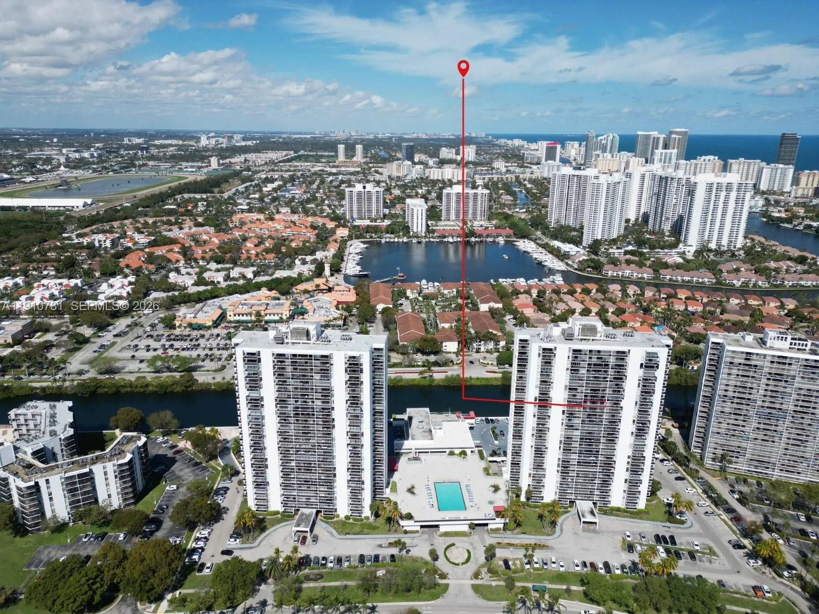 2 bedroom 2 bath for sale at 3675 N Country Club Dr # 1906, Aventura FL 33180