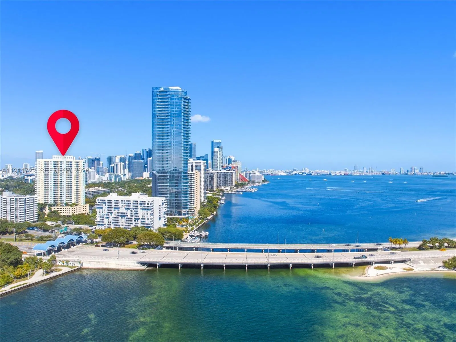 2 bedroom 2 bath for sale at 2475 Brickell Ave # 1907, Miami FL 33129