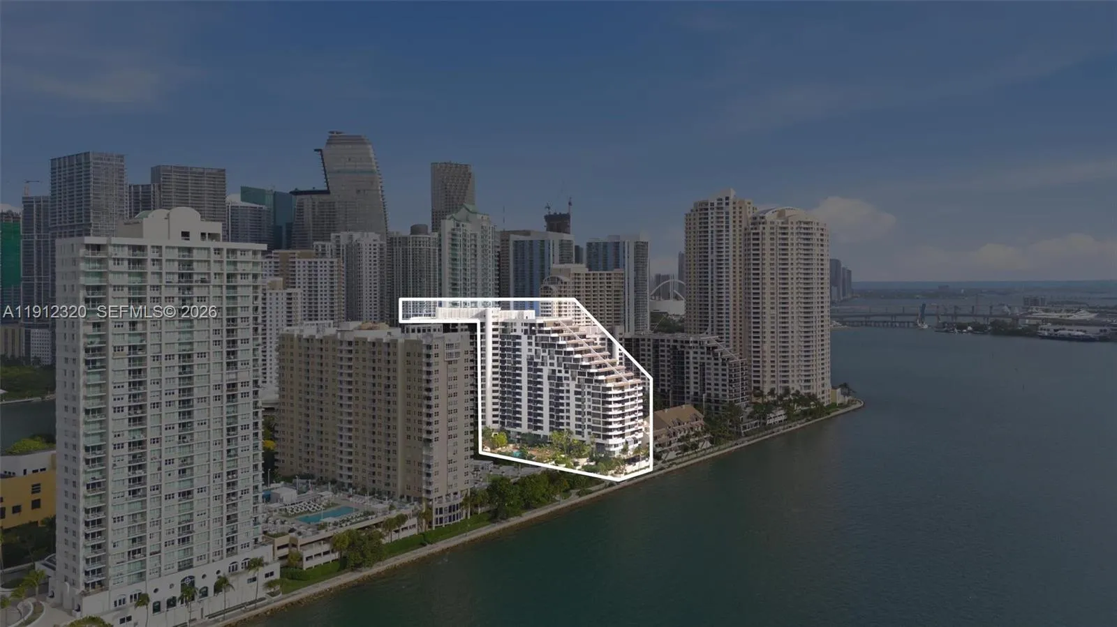 2 bedroom 2 bath for sale at 520 Brickell Key Dr # A1615, Miami FL 33131