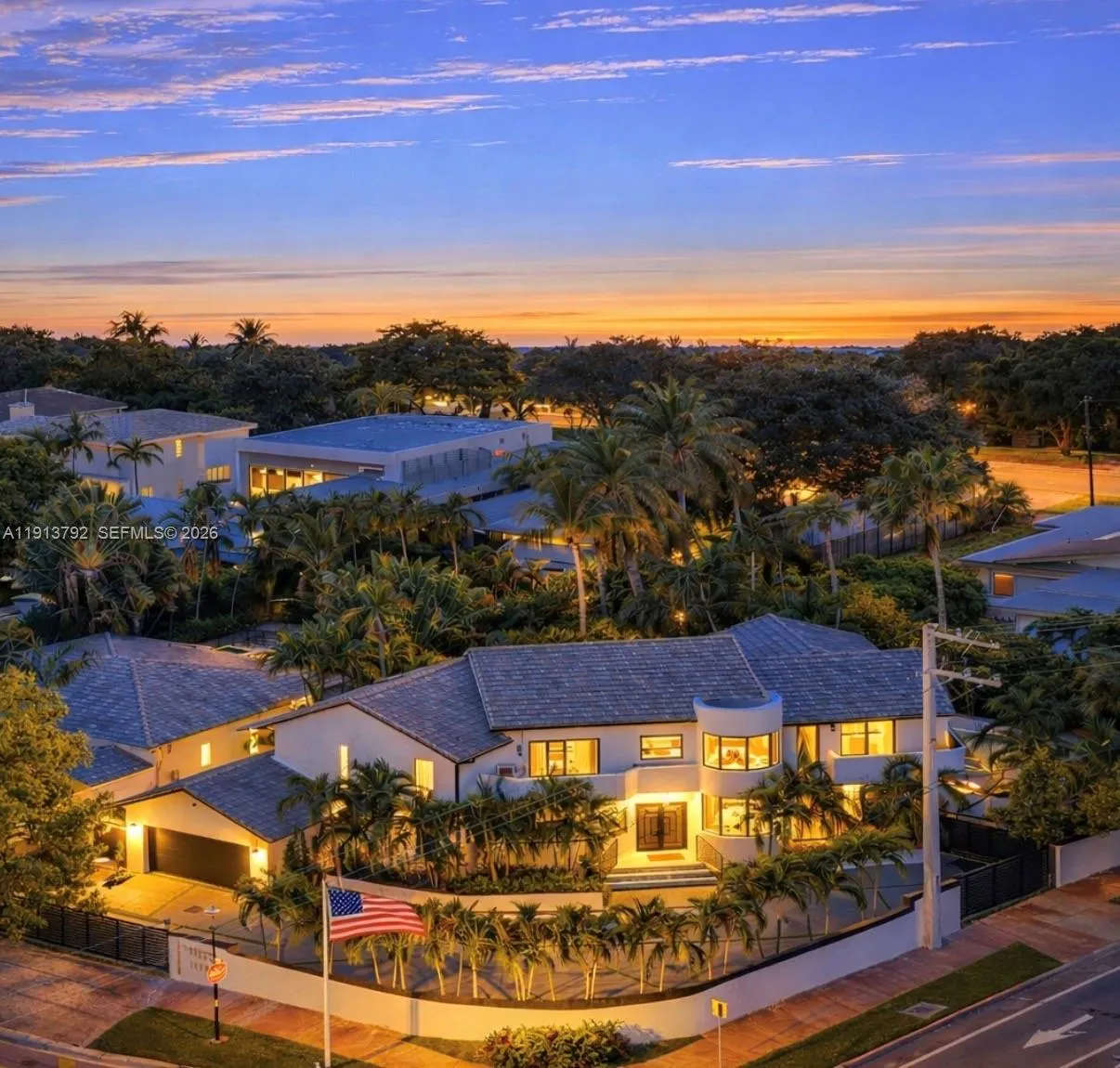 4 bedroom 3 bath for sale at 6180 Pine Tree Dr, Miami Beach FL 33140