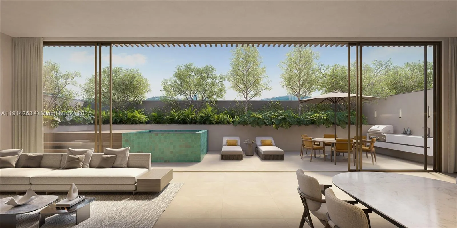 3 bedroom 3 bath for sale at 1880 Brickell Avenue # 08, Miami FL 33129