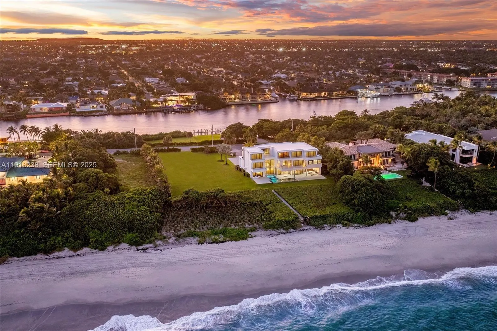 7 bedroom 8 bath for sale at 1107 Hillsboro Mile, Hillsboro Beach FL 33062