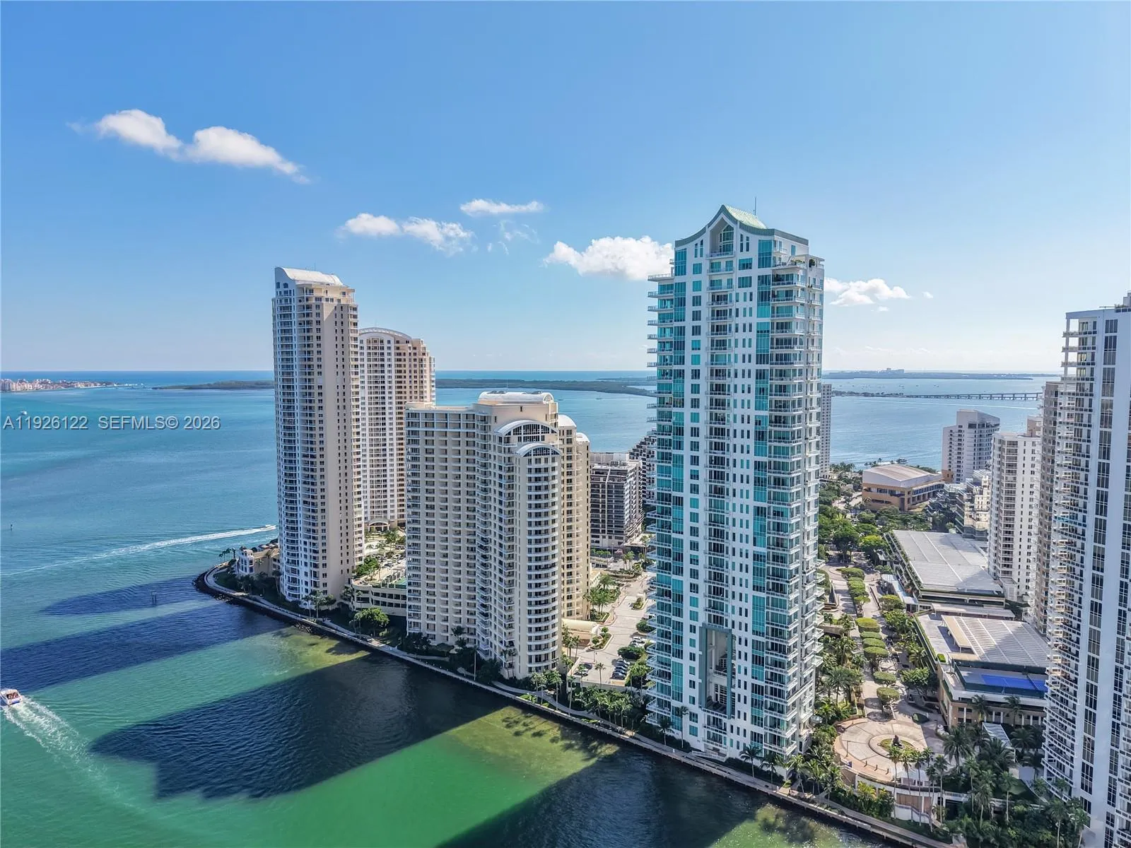2 bedroom 2 bath for sale at 900 Brickell Key Blvd # 803, Miami FL 33131
