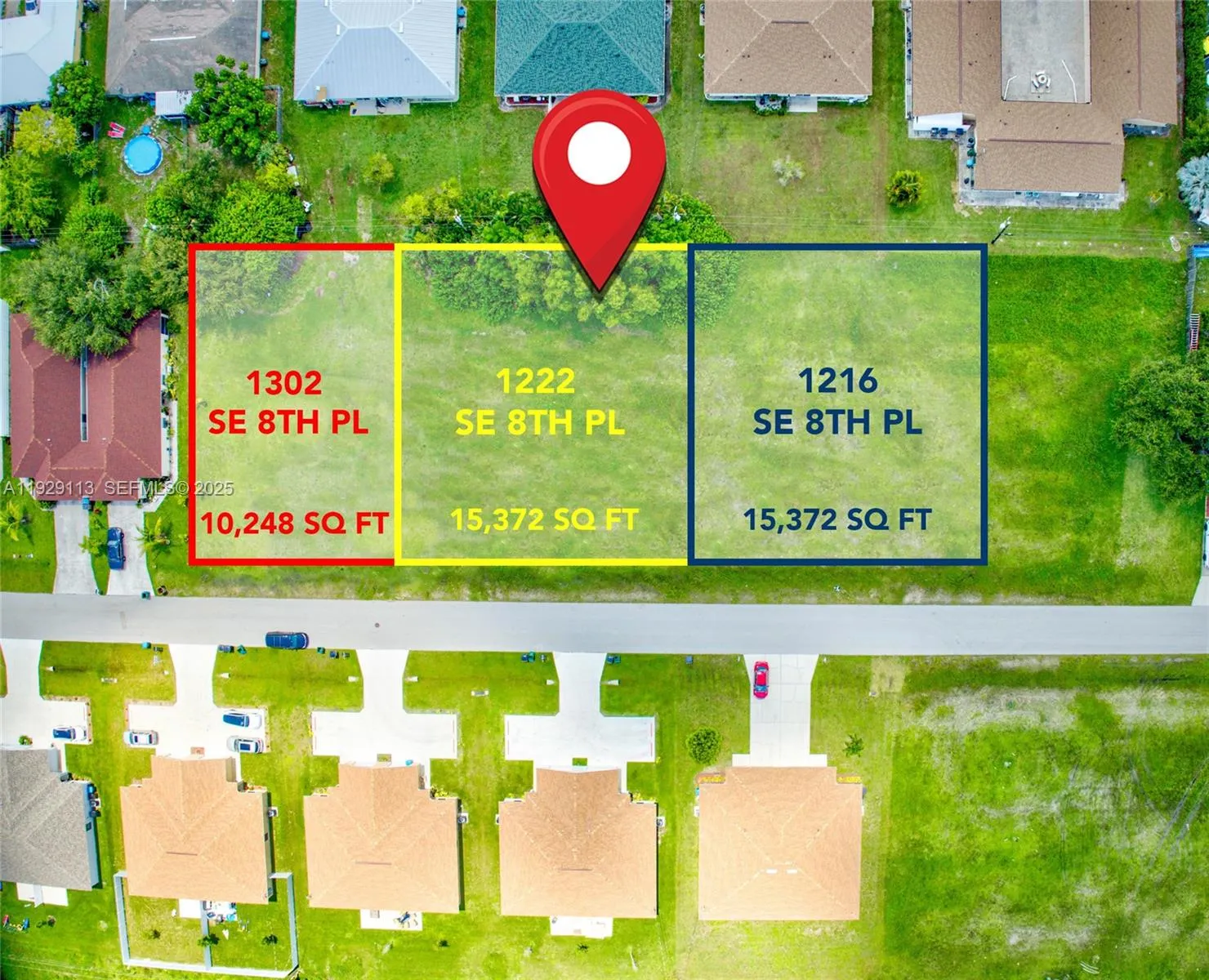 for sale at 1302, 1216, 1222 SE 8th Pl, Cape Coral FL 33990