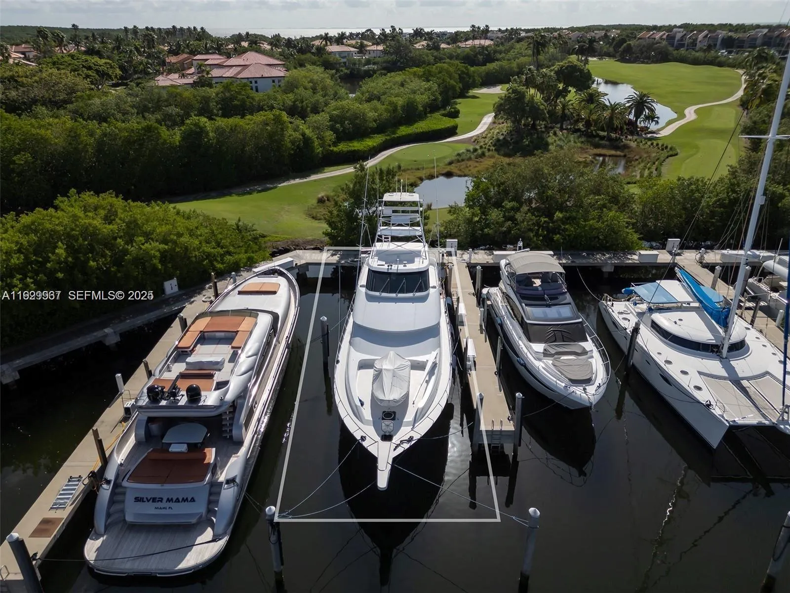 13660 Deering Bay Boat slip for rent, Coral Gables FL 33158
