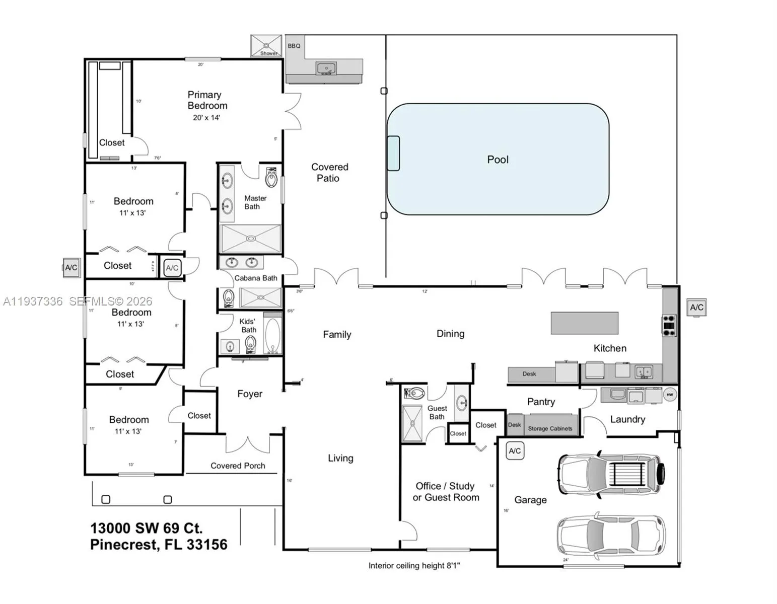 13000 SW 69th Ct, Pinecrest FL 33156