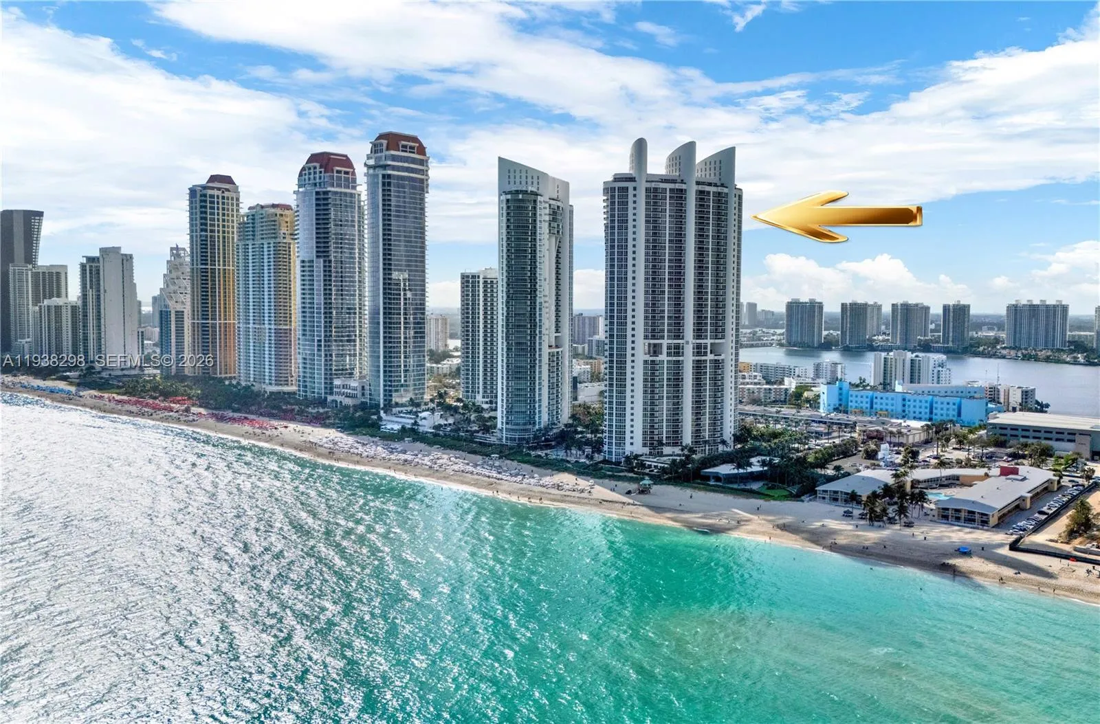 2 bedroom 2 bath for sale at 18201 Collins Ave # 801A, Sunny Isles Beach FL 33160